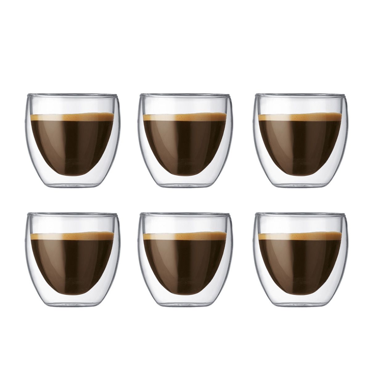 Tasses 8 mL Bodum Pavina, x6