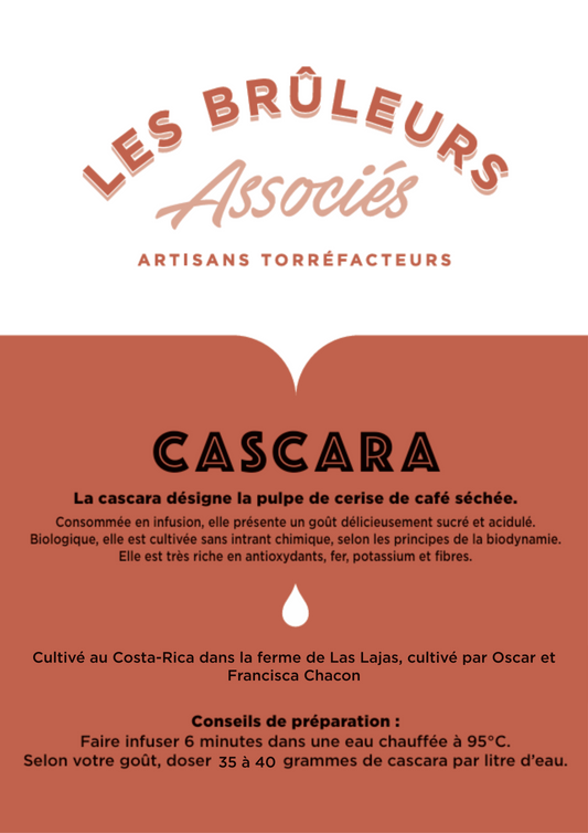 Cascara - Pulpe de cerise de café séchée