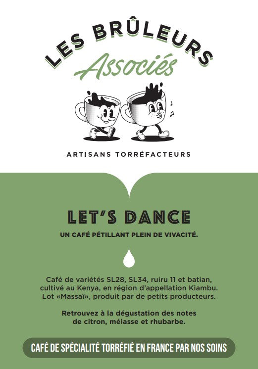 Let's dance - Café de spécialité du Kenya - Notes fruitées et sucrées