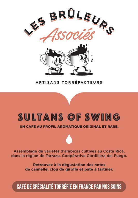 Sultans of swing - Café de spécialité du Costa Rica - Notes épicées et fruitées
